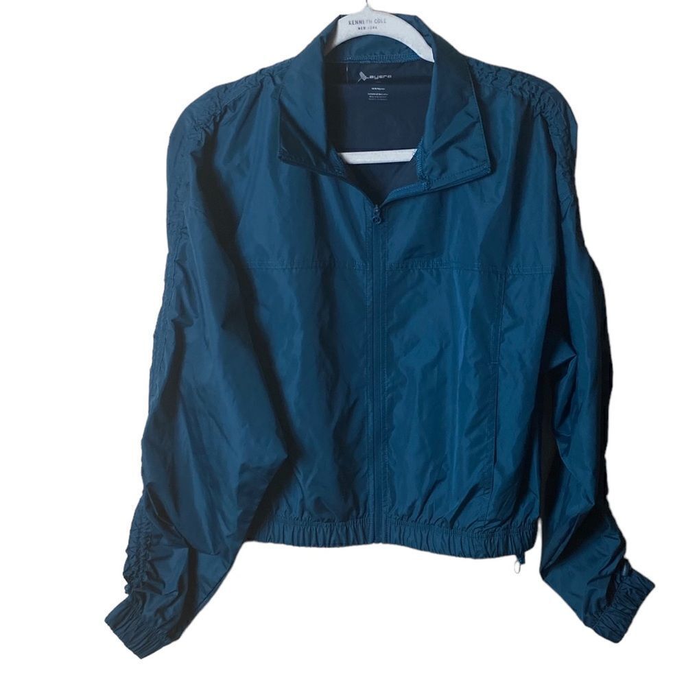 Layer 8 Teal Trailbreaker Running Jacket Women’s Small Lightweight Activewear